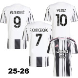 25-26 jUV Home Long Sleeve Player Version Soccer Jersey(长袖球员)