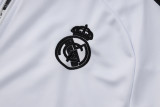 2025-26 RMA White Kids Jacket Tracksuit #E2503(童装）