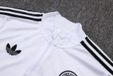 2025-26 Germany White Kids Half Pull Tracksuit#E25115(童装)(半拉链)