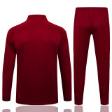 2025-26 ARS Jujube red Kids Half Pull Tracksuit#E2583(童装)(半拉链)
