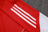 2025 AD Red Half Pull Tracksuit #06(半拉链)