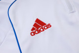 2025-26 Bayern White Kids Half Pull Tracksuit#E25109(童装)(半拉链)