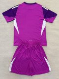 25-26 RMA Purple GoalKeeper Kids Soccer Jersey
