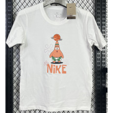 T128 White High Quality Casual T-Shirt *派大星