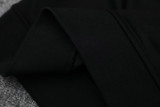 2025 AD Black Jacket Tracksuit #2314