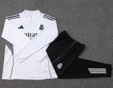 25-26 RMA White Kids Half Pull Tracksuit #E2508(童装)(半拉链)
