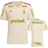 2025-26 Flamengo Third Prints Sponsors Fans Soccer Jersey
