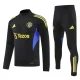 2025-26 Man Utd Black Half Pull Tracksuit (半拉链）