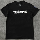 2025 PSG Black High Quality Casual T-shirt #圆领