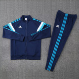 2025 AD Royal blue Jacket Tracksuit #2314