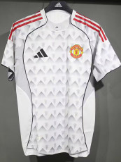 2025-26 Man Utd Grey White Special Edition Player Version Training shirts