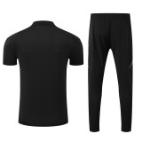 25-26 AL-Nassr Black Polo Tracksuit