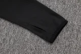 2025-26 Germany Black Half Pull Tracksuit (半拉链）
