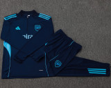 2025-26 ARS Royal blue Half Pull Tracksuit #B2519(半拉链）