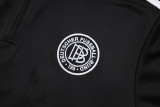 25-26 Germany Black Kids Half Pull Tracksuit #E25137(童装)(半拉链)