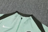 25-26 CHE Light green Half Pull Tracksuit (半拉链)