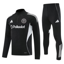 2025-26 Inter Miami Black Half Pull Tracksuit (半拉链）