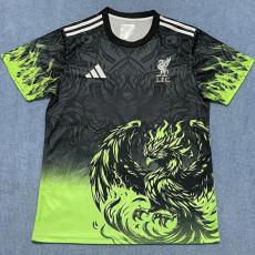 25-26 LIV Black Green Special Edition Fans Training shirts