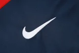 2025-26 PSG Royal blue Kids Half Pull Tracksuit#E2575(童装)(半拉链）