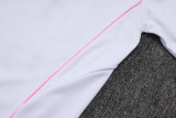 2025-26 JUV White Kids Half Pull Tracksuit #E25117(童)(半拉链)