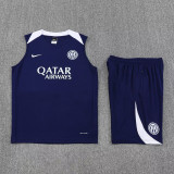 25-26 INT Royal blue Tank top and shorts suit