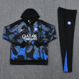 24-25 INT Grey blue Hoodie Tracksuit (卫衣套装)