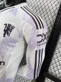 2025-26 Man Utd Away Long Sleeve Player Version Soccer Jersey(长袖球员)