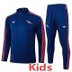 2025-26 ARS Royal blue Kids Half Pull Tracksuit#E2512(童装)(半拉链)