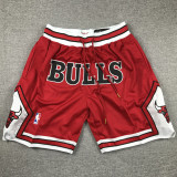 BULLS Red City Edition Top Quality NBA Pocket Pants #公牛 BULLS Red City Edition Top Quality NBA Pocket Pants #公牛