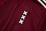 2025-26 Ajax Jujube red Jacket Tracksuit #A2520