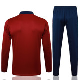 2025-26 ARS Jujube red Kids Half Pull Tracksuit#E2560(童装)(半拉链)