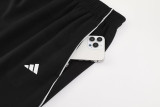 2025 AD Black Jacket Tracksuit #2319