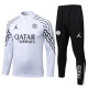 2025-26 PSG Jordan White Half Pull Tracksuit #B2574(半拉链）