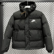24-25 MF3 NK Black Hooded Cotton Coat #棉衣