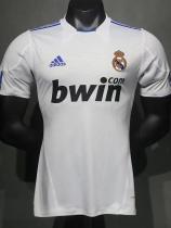 2010-2011 RMA Home Player Version 球员 Retro Soccer Jersey