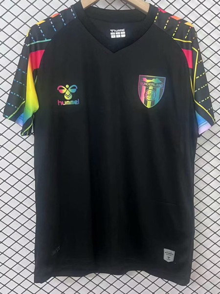24-25 Sunderland Black Special Edition Fans Soccer Jersey