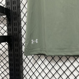 A222 UA Green High Quality Casual T-Shirt #牛头