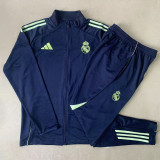 2025-26 RMA Royal blue Jacket Tracksuit #A2542(绿标）
