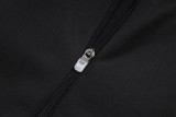 25-26 Argentina Black Kids Half Pull Tracksuit #E25130(童装)(半拉链)