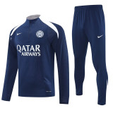 25-26 INT Royal blue Half Pull Tracksuit (半拉链)