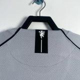 2007-2008 Man Utd Grey Goalkeeper Long Sleeve Retro Soccer Jersey (长袖)