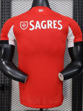 2025-26 Benfca Home Player Version Soccer Jersey (黑白圆领)