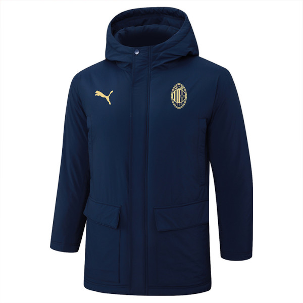 24-25 ACM Royal Blue Hooded Windbreaker Fabric Cotton Coat #G257(黄标)
