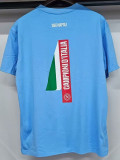 25-26 Napoli Lake blue 4 Times Champion 'T-shirt (湖蓝色)