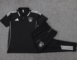 25-26 Germany Black Short shirts and Long trousers Suit #C2560(四星)