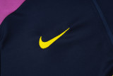 2025-26 BAR Royal blue Kids Half Pull Tracksuit#E2502(童装)(半拉链）