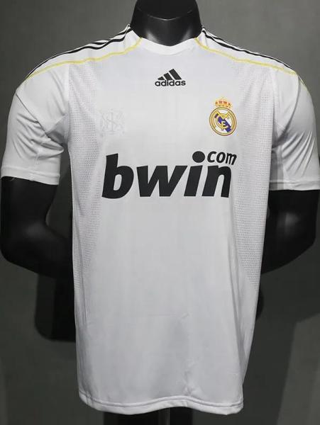 2009-2010 RMA Home Player Version 球员 Retro Soccer Jersey
