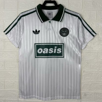 2025 Ad Oasis Joint Edition White Polo Short Sleeve (绿广告)