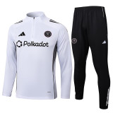 25-26 Inter Miami White Half Pull Tracksuit #B2522(半拉链)