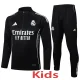 2025-26 RMA Black Kids Half Pull Tracksuit #E2511(童装)(半拉链)